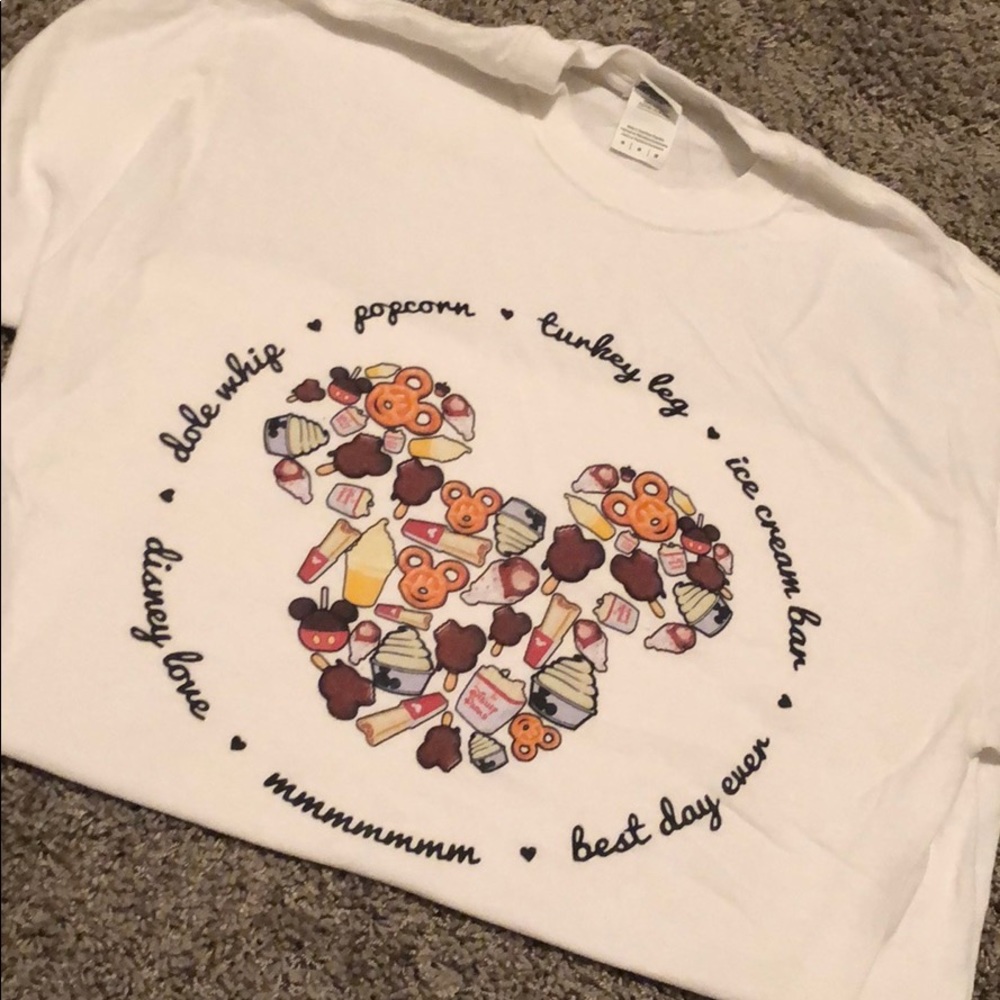 Disney Food Shirt